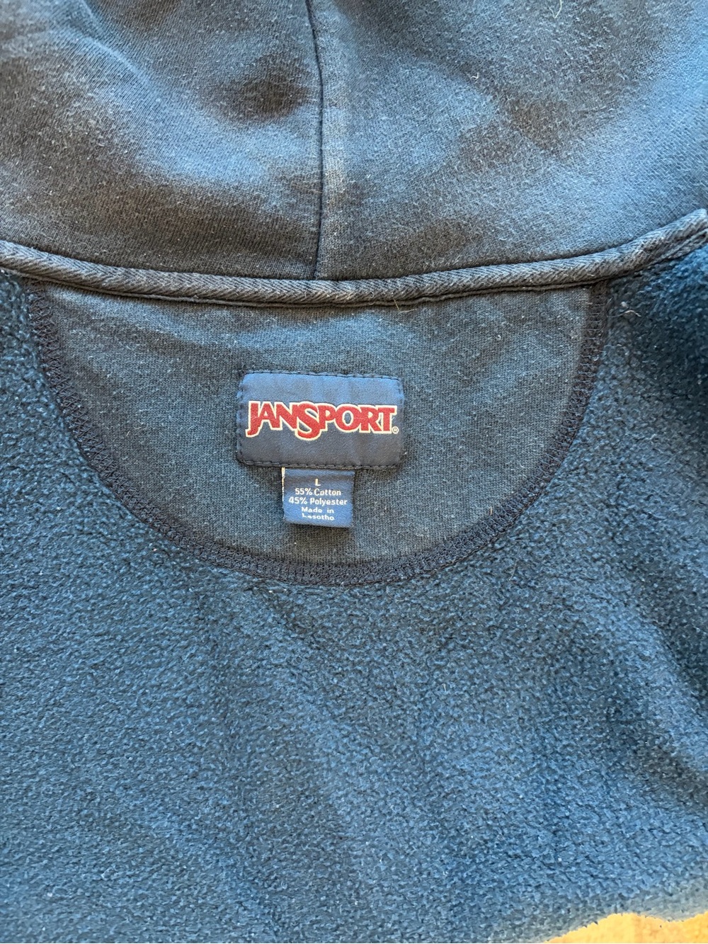Jansport VTG University of Michigan Navy Zip-Up Hoodie, Men’s L, GUC - Picture 8 of 8